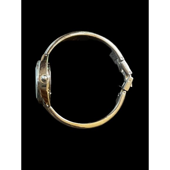 Vintage Roxy Blue Dial Stainless Steel Band Women Quartz Watch New Battery - Picture 6 of 6